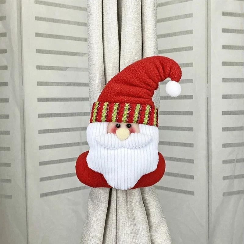 Noel Perde Tokası Pencere Dekorasyonu Çizgi Film Bebek Perde Tokası Sevimli Aksesuarlar Malzemeler Yaratıcı Ev Dekorasyonu Ürünleri