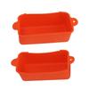 2Pcs Silicone Grease Cup Liners Reusable Drip Pan Liners Silicone Rear Grease Catcher for Griddle