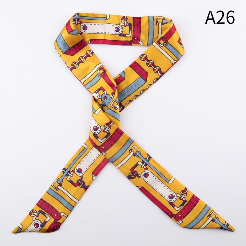 Silk Scarves Versatile Tied Bags, Long Strips, Small Silk Scarves, Bows, Headbands, Streamers, Gift Boxes, Gift Straps.