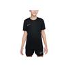 Academy Dri-Fit T-Shirt Fashion Soft Casual Short Sleeve Kids Tops Black White HJ3716-010