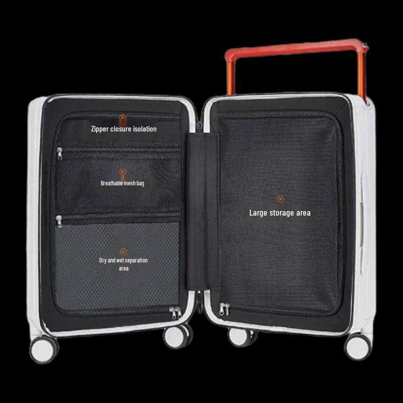 Jiexingzhe 20-inch Multifunction Travel Suitcase
