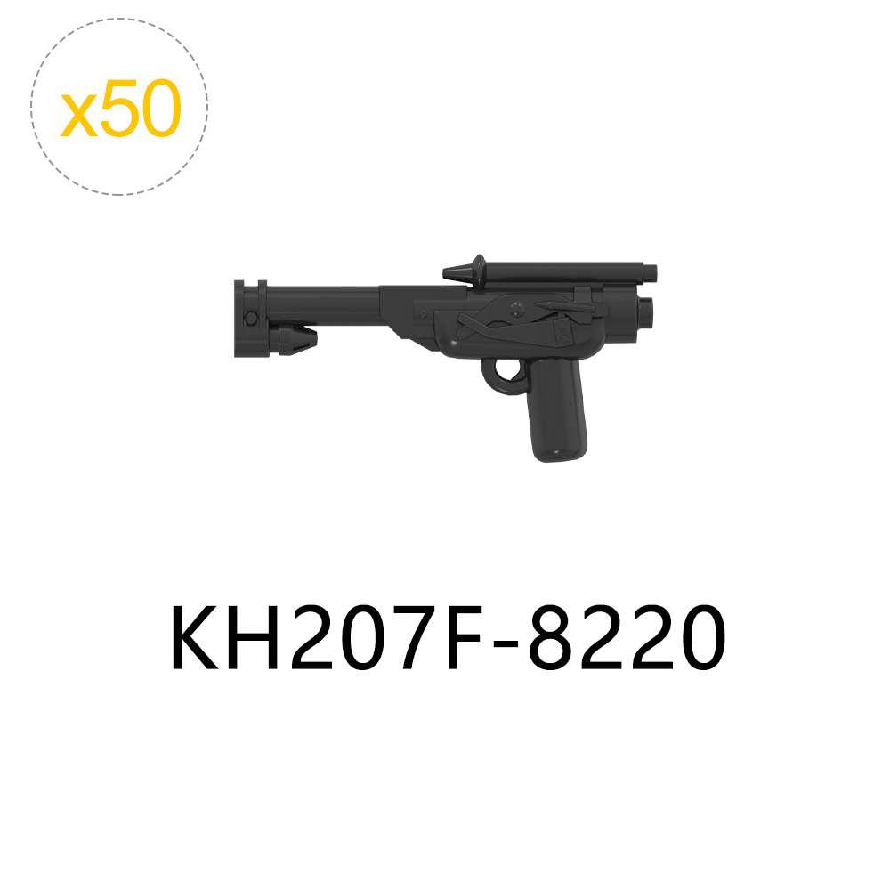 50pcs/lot Gun Pistol Space Soldiers Military War Weapon Compatible Figure Building Blocks Educational Toys For Children Boy Kid
