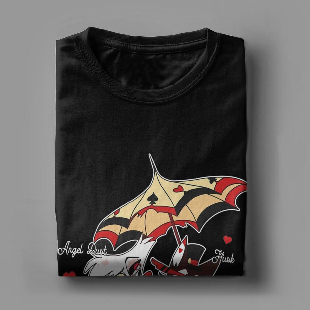 Men's Hazbins Hoteled Husk Loser T Shirts Cotton Clothing Leisure Short Sleeve Round Neck Tees Original T-Shirts