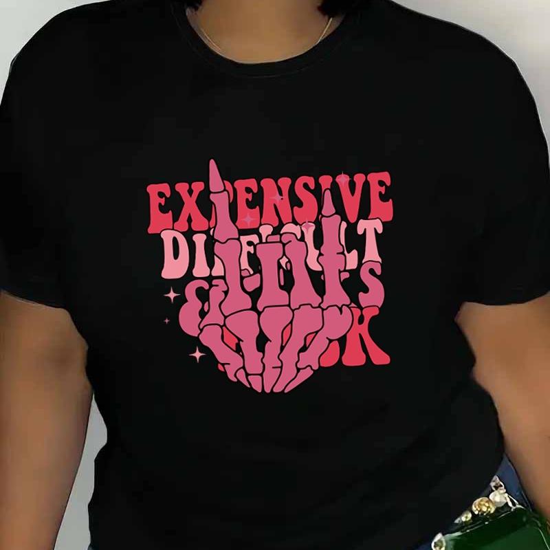 

Базовая футболка с круглым вырезом, мягкий дышащий хлопок XXL чёрный