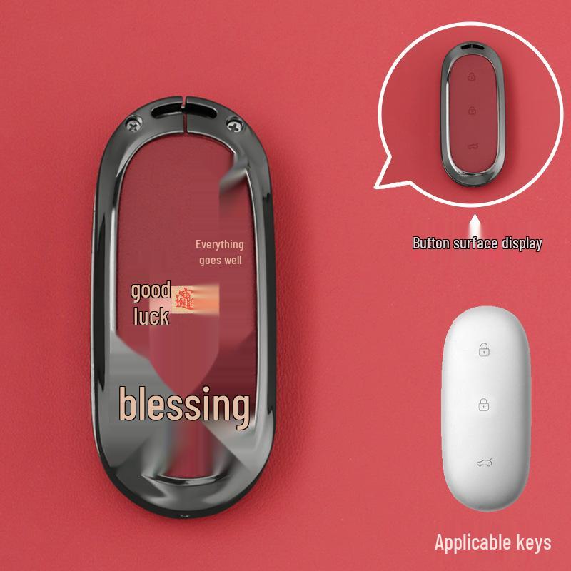 Li Auto Key Case: Compatible with L9, 2024 L8 Model, L7, L6, and Li Auto One - Unisex Mega Buckle Shell Bag
