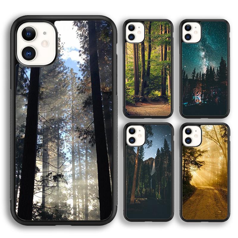 Beautiful Nature Forest Tree soft Phone Case Cover For iPhone 17 Air 16 15 14 plus 12 13 pro max coque Fundas
