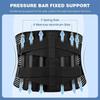 Lumbar Back Belt with Waist Pad Adjustable Breathable Waist Trainer Anti-skid Spine Lumbar Support Belt Lower Back Stress Relief
