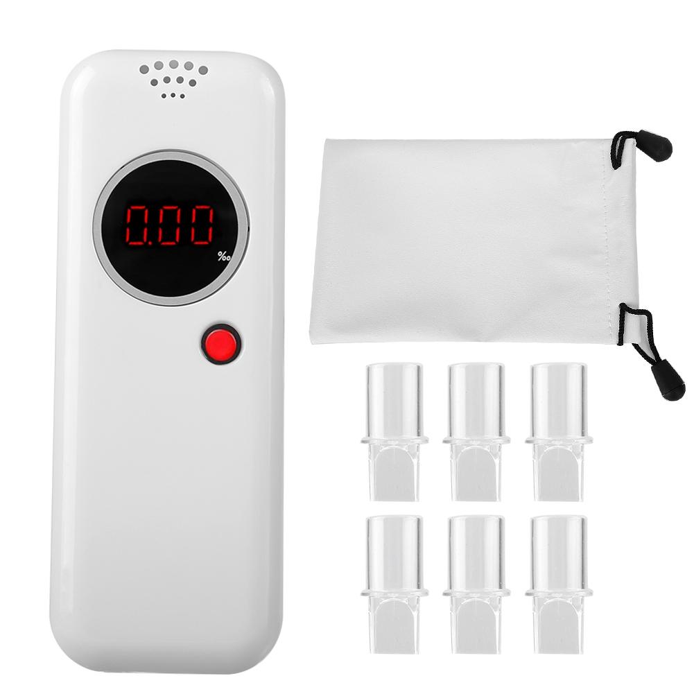 Buy LCD Mini Digital Backlight Folding Mouthpiece Alcohol Breathalyzer