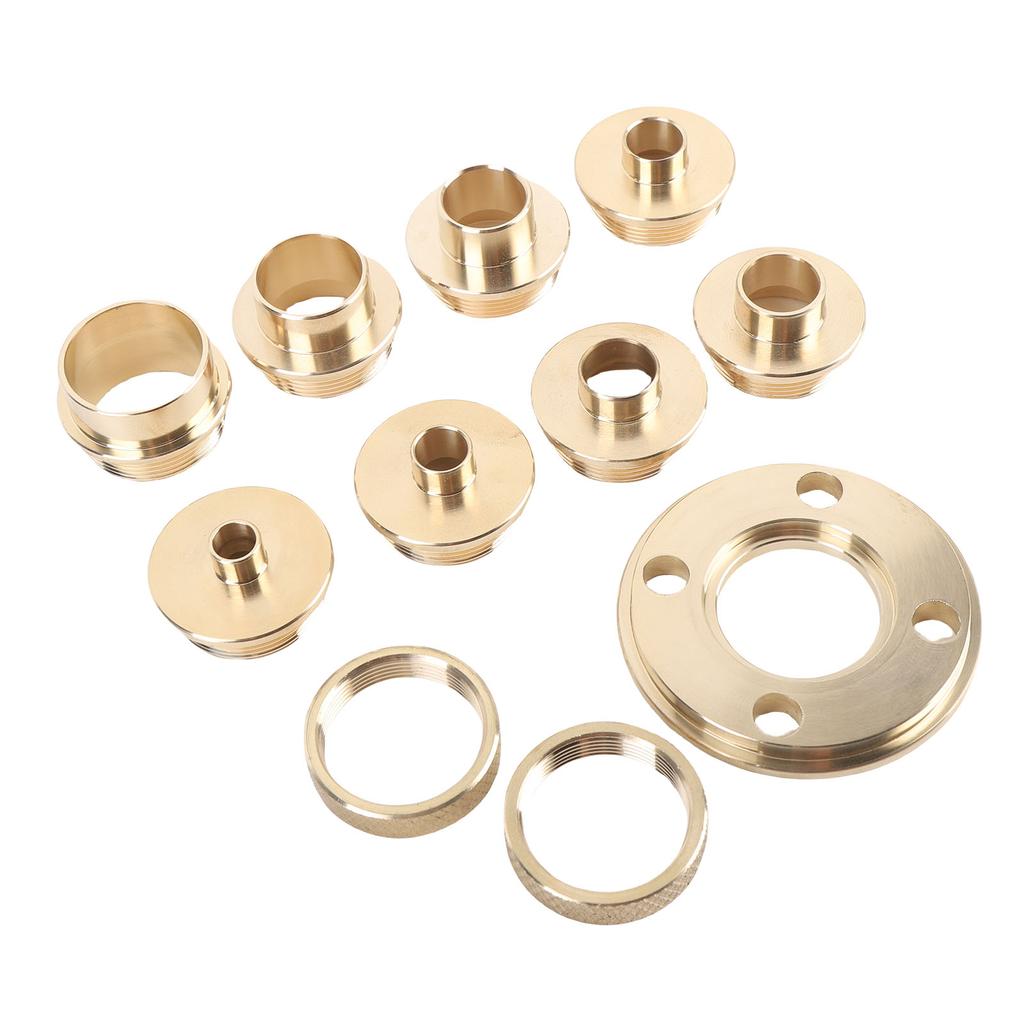 11-teiliges Fräsanschlag-Set Messing Effizient Langlebig Fräserschablone für Holzbearbeitung