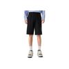 Li Ning Lifestyle Series Sport Minimalist Solid Color Elastic Letter Casual Shorts Men shorts Black AKSV529-4
