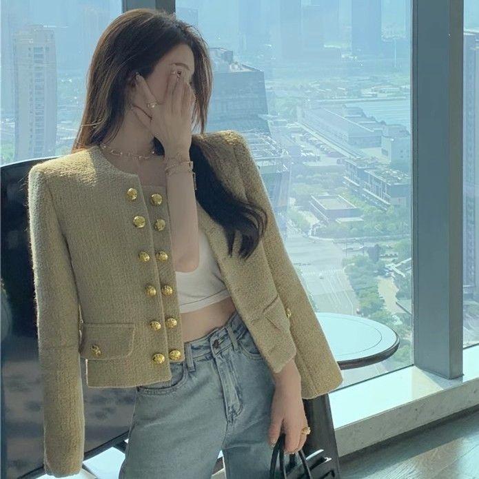 Autumn Fashion Short Blazer comfortable Womens Suit Jacket French Style