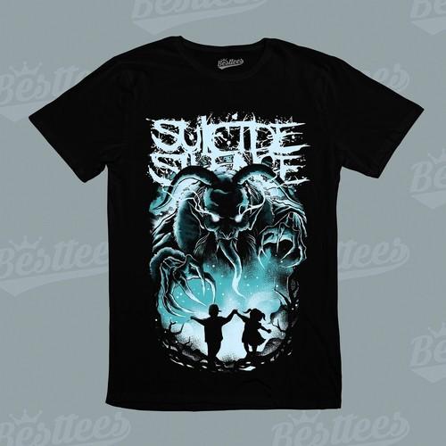 Suicide Silence American Heavy Metal Deathcore Music Rock Band Tee T-Shirt S разноцветный
