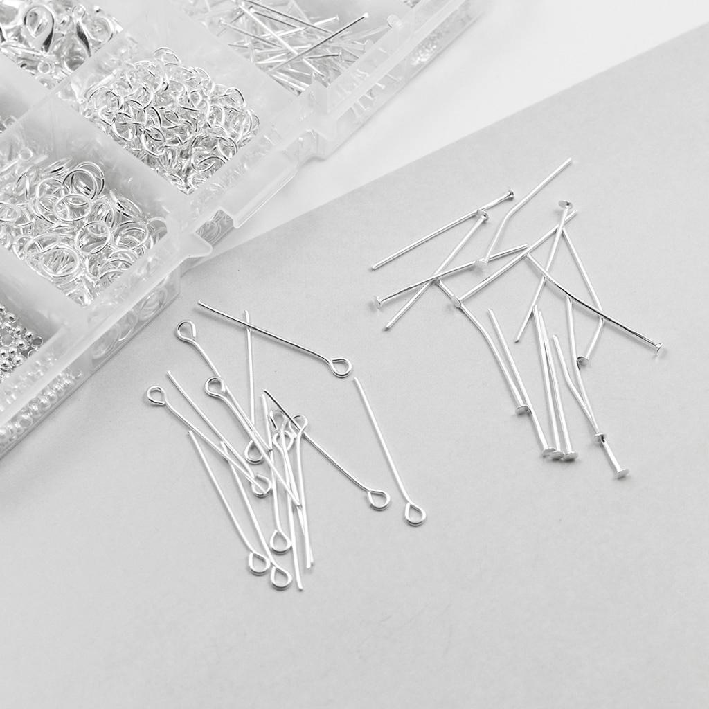 1080pcs/Box Jewelry Making Supplies Lobster Clasp Chain DIY Findings