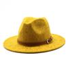 Cappelli a Cilindro da Uomo e da Donna Cappello Piatto Pieghevole Cappello Jazz Classico Cappello di Lana