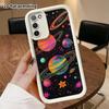 Phone Case: 2D Flat Samsung Galaxy A34 A35 M05 M06 S20 S22 S21 FE Plus 5G Tiered Protective Case, Cute Space Theme, Christmas and Halloween Gift