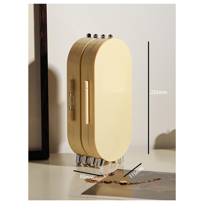 M-Modern-Jewelry Storage Box Earring Necklace Bracelet Jewelry Box Home Multi-Function Folding Display Stand