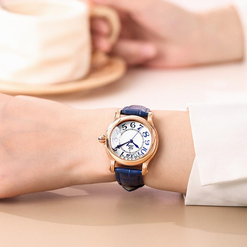 SHENGKE Oryginalny Design Damskie zegarki kwarcowe Moda Najlepsze style Damskie zegarki Najlepsze prezenty Zegar dla żony, rodziny