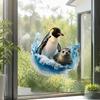 Party Decoration Supplies for Home Polar Animal Toilet Cover Decal, Penguin And Seal Seat Lid Sea Life Nursery Wall Art Sticker, Removable