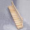 Pretend Play 1:12 Dollhouse Furniture Miniature Stairs with Handrail  Doll House Accessories