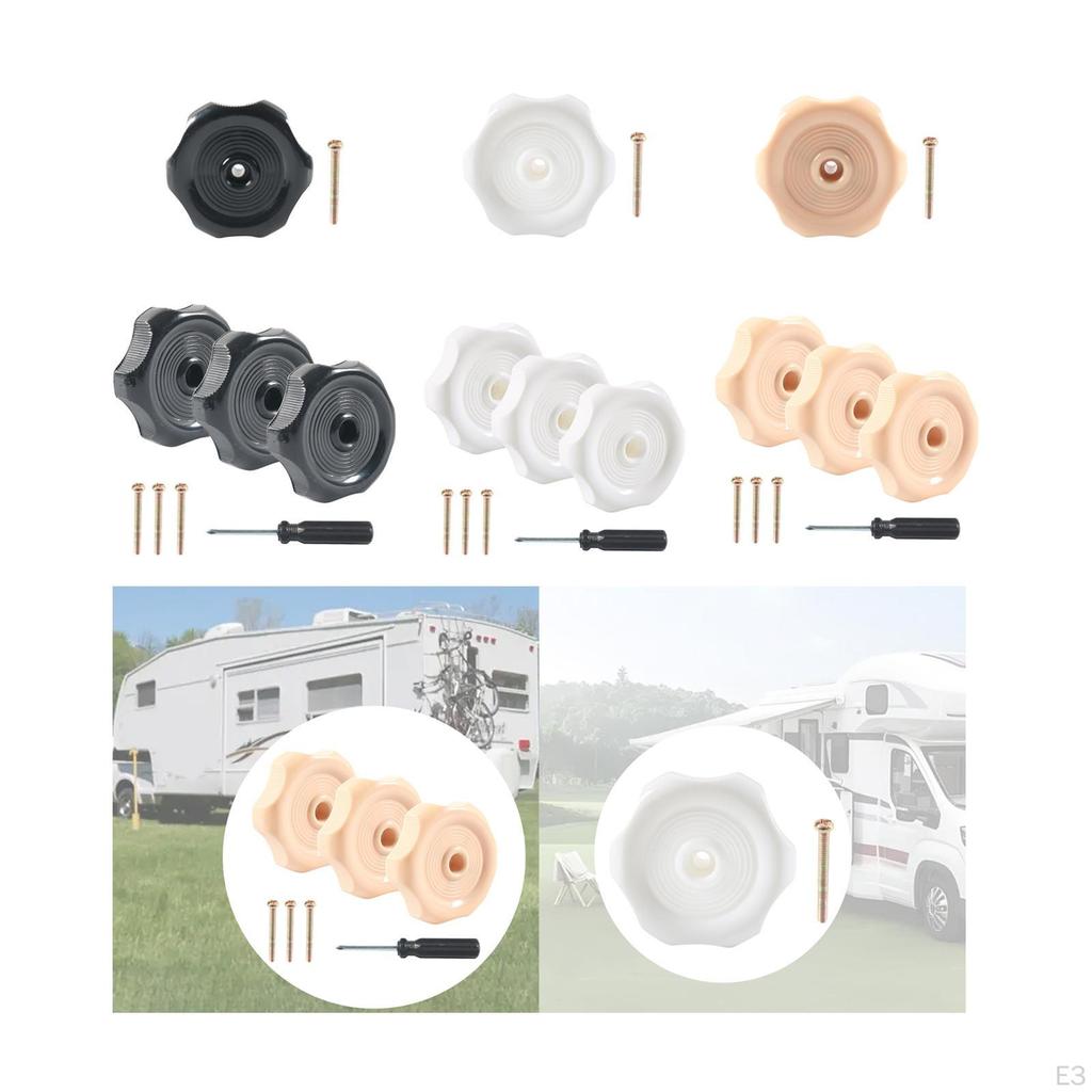 RV Window and Vent Knob Interior Hardware Component,Easy Installation Spare Latch with
