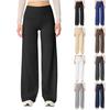 Women's High Waist Wide Leg Yoga Pants High Elastic Quick Dry Fitness Trousers Casual Sport Leggings Bottoms