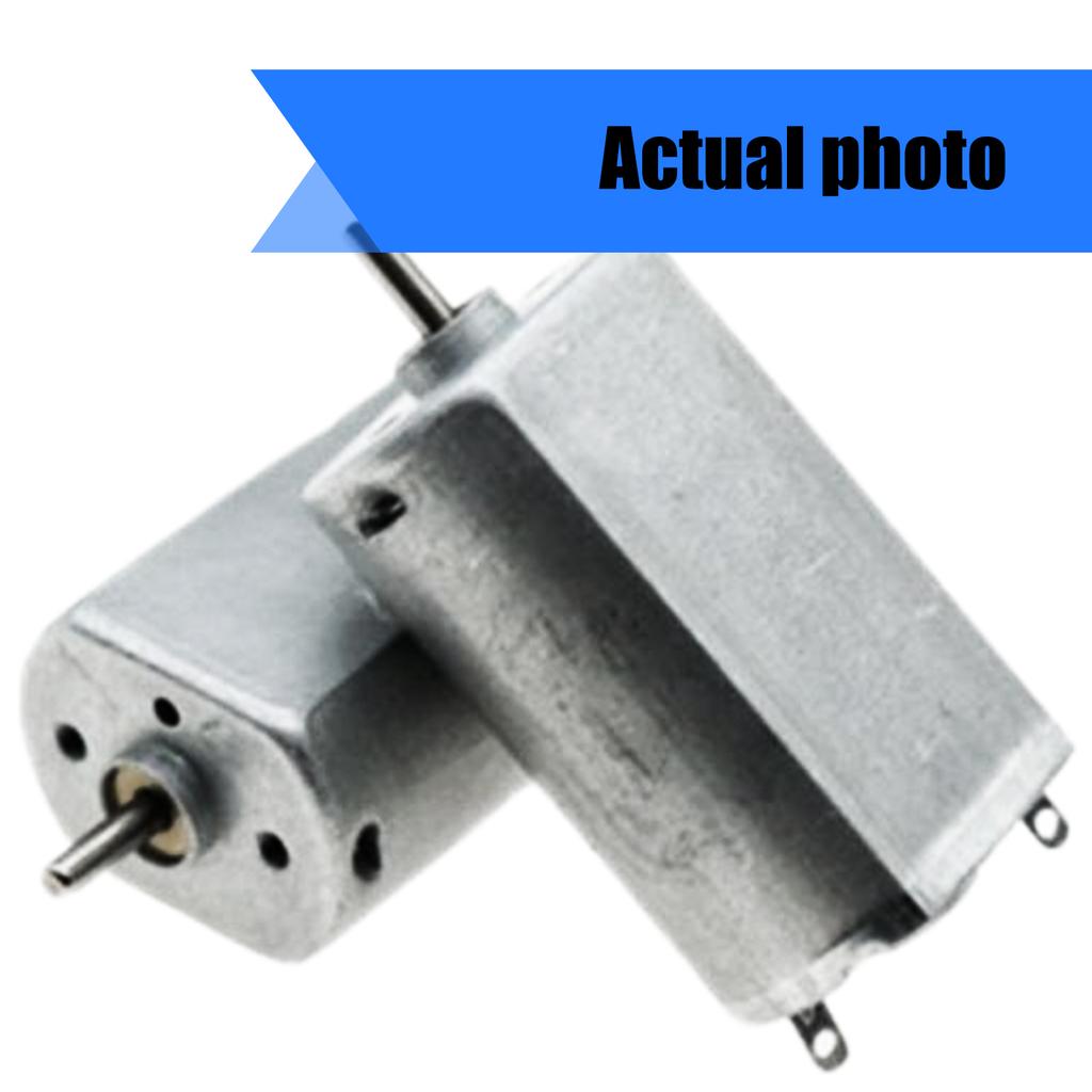 Multipurpose Low Speed 180 Microing Motor 6V 12V Short Shaft Convenient for Science Projects and Craft Creation