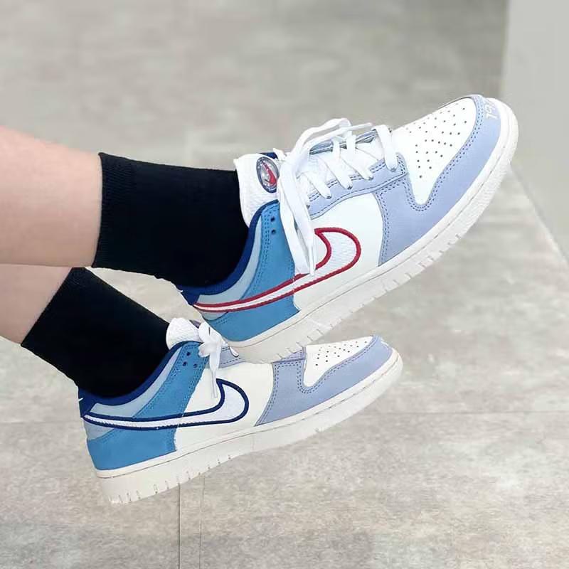 Nike Dunk Low Armory Blue Red Mesh GS Sneakers HF5742-111