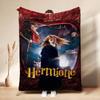 Magic Hermione Theme Printed Blanket Cozy Comfortable Throw Blanket For Living Room Sofa Nap Lightweight Home Decor Great Holiday Gift