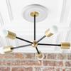 1x Ceiling Medallion Home Round Medallion PU Decorative Ceiling Fan Light Fixtures Covers Plate Ceiling Light Pendant Lamp Base