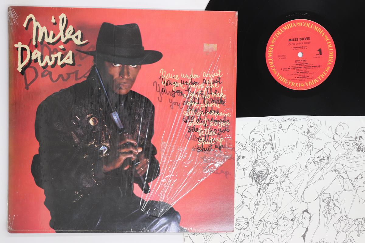 

LP Record MILES DAVIS Youre Under Arrest FC40023 COLUMBIA 1985 US Jazz Used