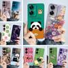 Hülle für Realme C55 NFC Realme C55 4G Narzo N55 2023 Handyhülle Süßer Panda Süße Mädchen Katzen Weiches Silikon Stoßfeste Abdeckung