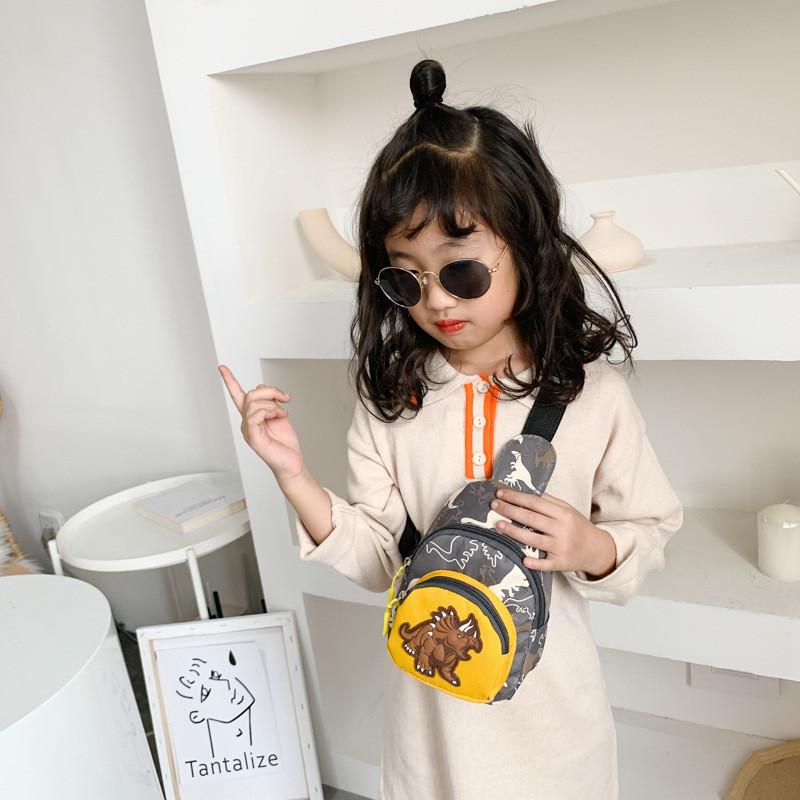 Adorable Dinosaur Kids Bag 2024 Trendy Shoulder Pack For Boys And Girls With Colorful Anime Patterns