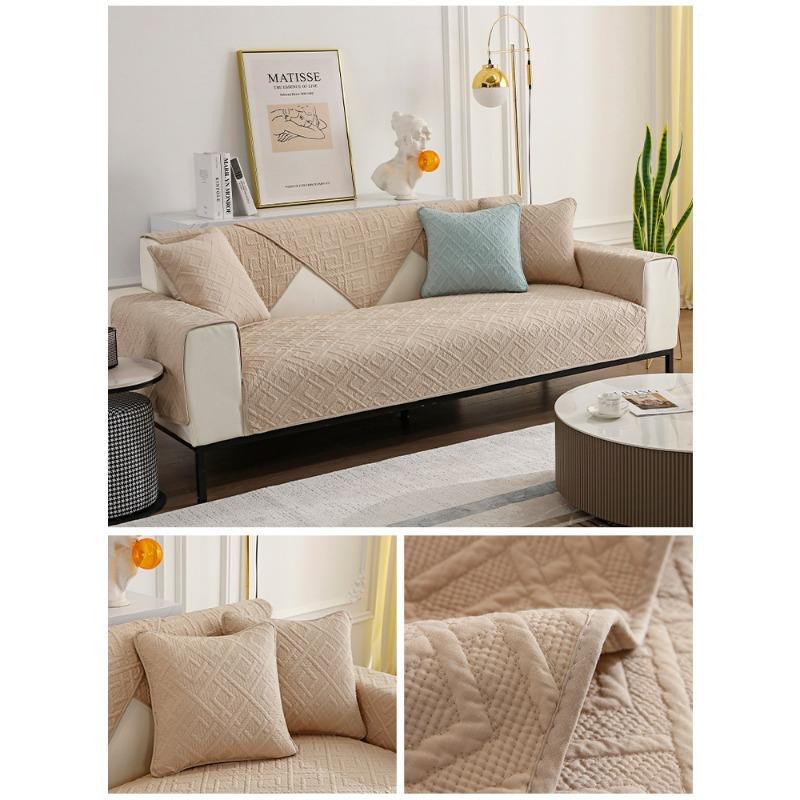 Sofa Cushion Four Seasons General Non-slip Sofa Cover Cover Living Room Light Luxury Cushion Backrest Towel Armrest Cover Cloth Thickening