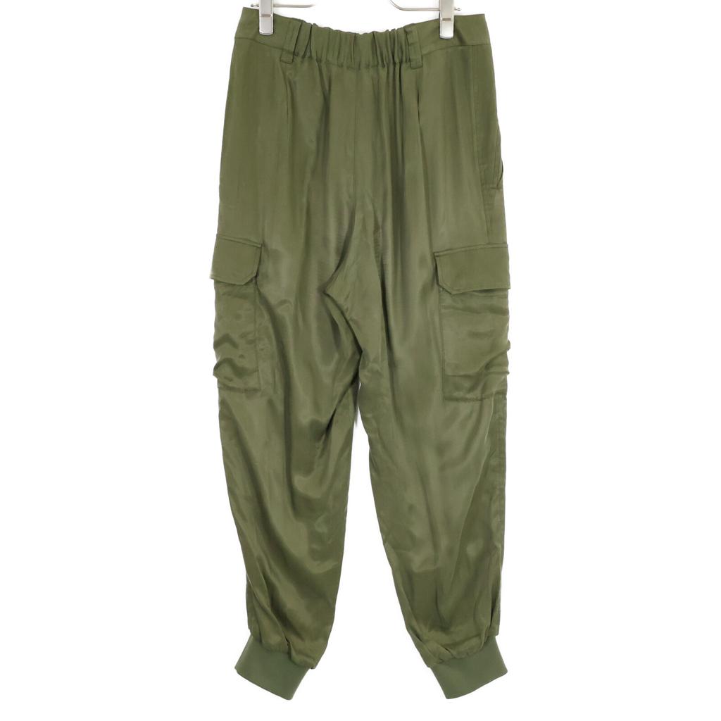 Deuxieme Classe 22-030-560-3005 Fibril Satin Cargo Pants Bottoms 36 khakiUsed