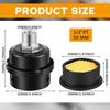BHBL 4 Air Compressor , 1/2inch Air Compressor Intake Filter Silence and 20mm Filter Noise Muffler Replacement Parts