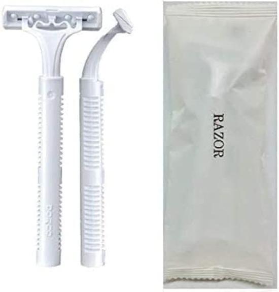 Disposable Commercial Razor Shaving Hotel RAZOR (RA Double-Blade) T-Shaped Razor, Shaver, Razor, 2-Blade, Amenity, (300)