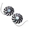2pcs/Set ZT-A30700E-10P GPU VGA Cooler Fan For ZOTAC GAMING GeForce RTX 3070 Twin Edge Replace CF1010U12S + CF9015H12S