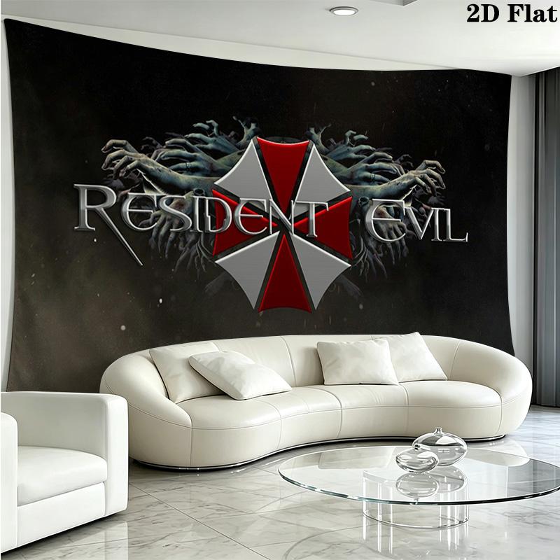 Umbrella Corporation Wall Tapestry Aesthetic Wall Hanging Printed Fabric Blanket Decorative Tapestries for Bedroom Living Room Home Decor
