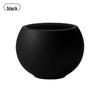 Spherical Cement Flower Pot for Ficus, Orchids, and Green Plants - Ideal for Home, Living Room, Balcony, or Outdoor Use.