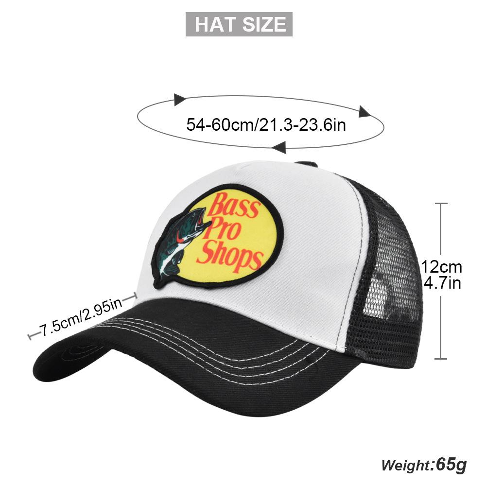 Fashion Cartoon Baseball Cap Breathable Summer Fishing Visor Hats for Men Women Outdoor Sports Travel Sunscreen Peaked Cap