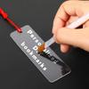 30pcs Acrylic Bookmark Blanks Clear Acrylic Bookmarks for Women with 30 Pieces Colorful Tassel Bookmarks Crafts School Gift Bags Book Lovers