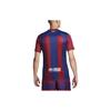 Nike FC Barcelona 23/24 Home Stadium Jersey with Printed Logo and Striped Pattern Men Jersey Blue DX2687-456