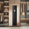 Waffenschrank, Robuster feuerfester Gewehrschrank aus kaltgewalztem Stahl mit Fingerabdruck, digitalem Tastenfeld & Schlüssel, Großer Langwaffenschrank mit Magazin und LED,