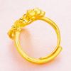 Peacock Opening Women's Ring Korean Style Fashion Saou Coin Ring