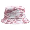 Spring Summer Bright Tie Dye 6 Colors Thin Breathable Fisherman's Cap for Women Men Outdoor Shade Sweet Bucket Hat F109
