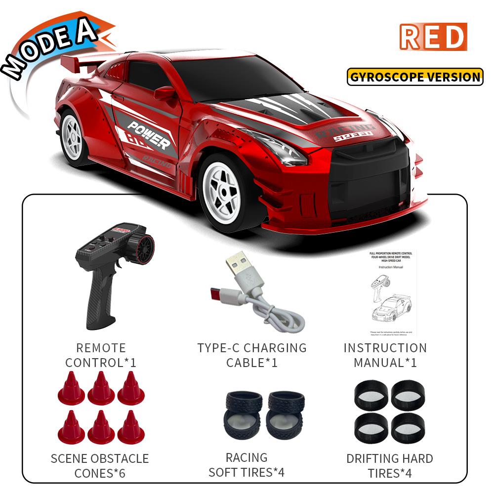 2.4G 1:43 Rc Drift Car With Gyroscope 4Wd Full Proportion Remote Control Car Jjrc C8827 Mini Racing Car Model Boy Toy Gift