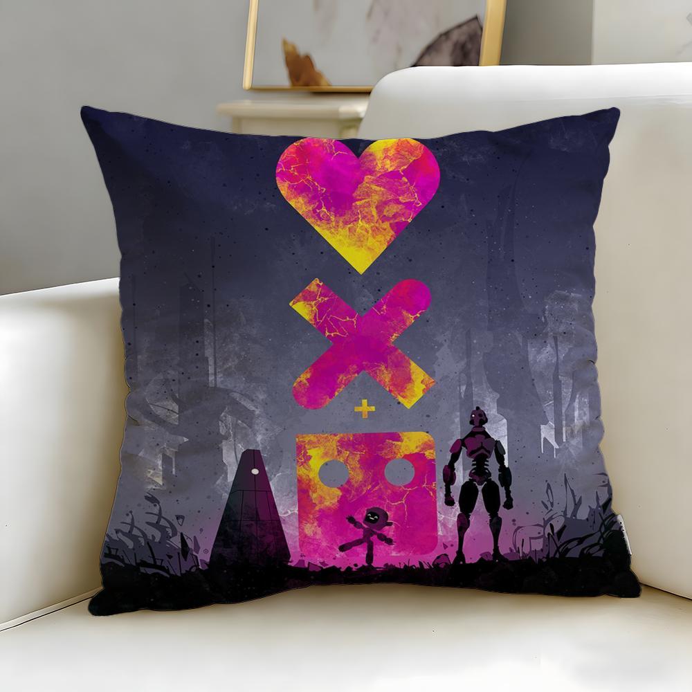 animated series Love Death Robots Cushion Cover Soft EasyWash Pillow Case Versatile for Couch Bed Travel and Office