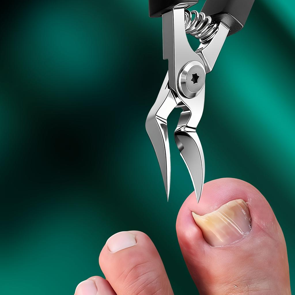 Professional-Grade Heavy-Duty Stainless Steel Nail Clipper, Thick Toenail & Fingernail Clipper Fit For Adults Premium Grade Auto Interior Accessory
