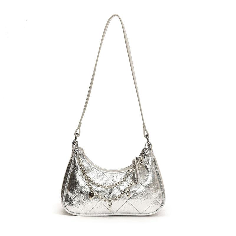 Small Bag Women's New Casual Versatile Messenger Bag Solid Color Shoulder Bag