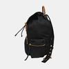 [Pre-Owned] The Rucksack Series Nylon And Leather Backpack Large - Good #RZ9ZW5